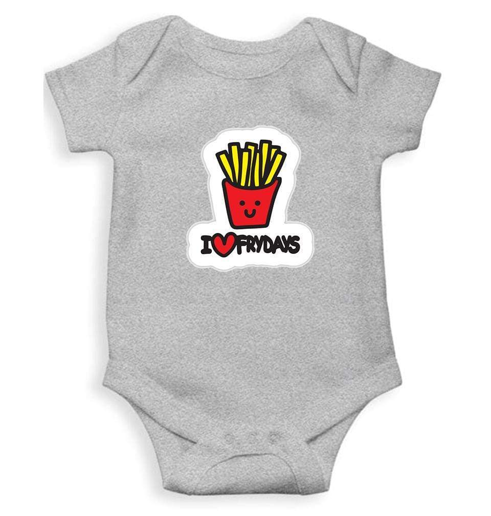 I Love Fry Days aka Fridays Rompers for Baby Girl- FunkyTradition FunkyTradition