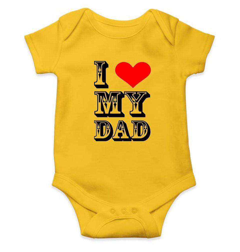 I Love My Dad Rompers for Baby Boy- FunkyTradition FunkyTradition