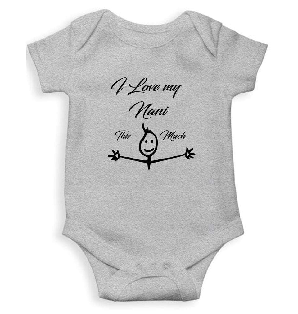 I Love my Nani Rompers for Baby Girl- FunkyTradition FunkyTradition