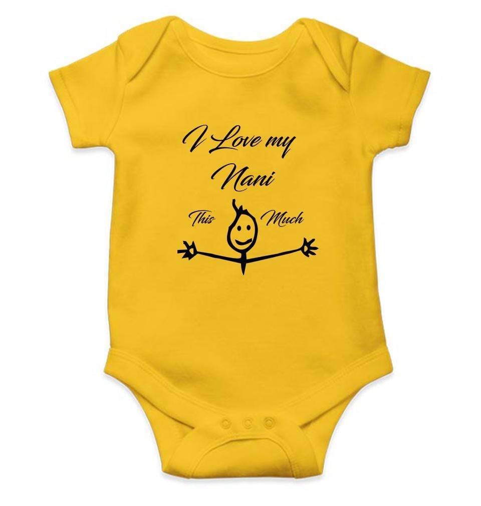 I Love my Nani Rompers for Baby Girl- FunkyTradition FunkyTradition