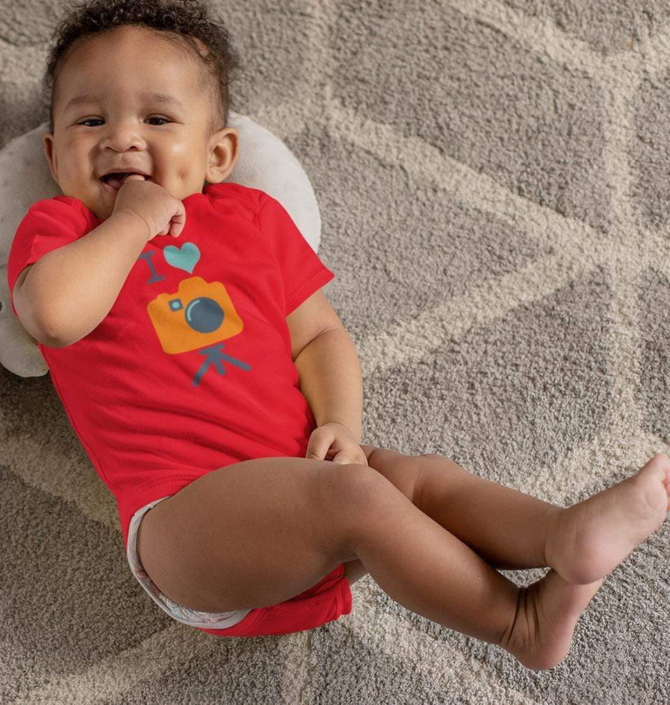 I Love Photography Control Rompers for Baby Boy- FunkyTradition FunkyTradition