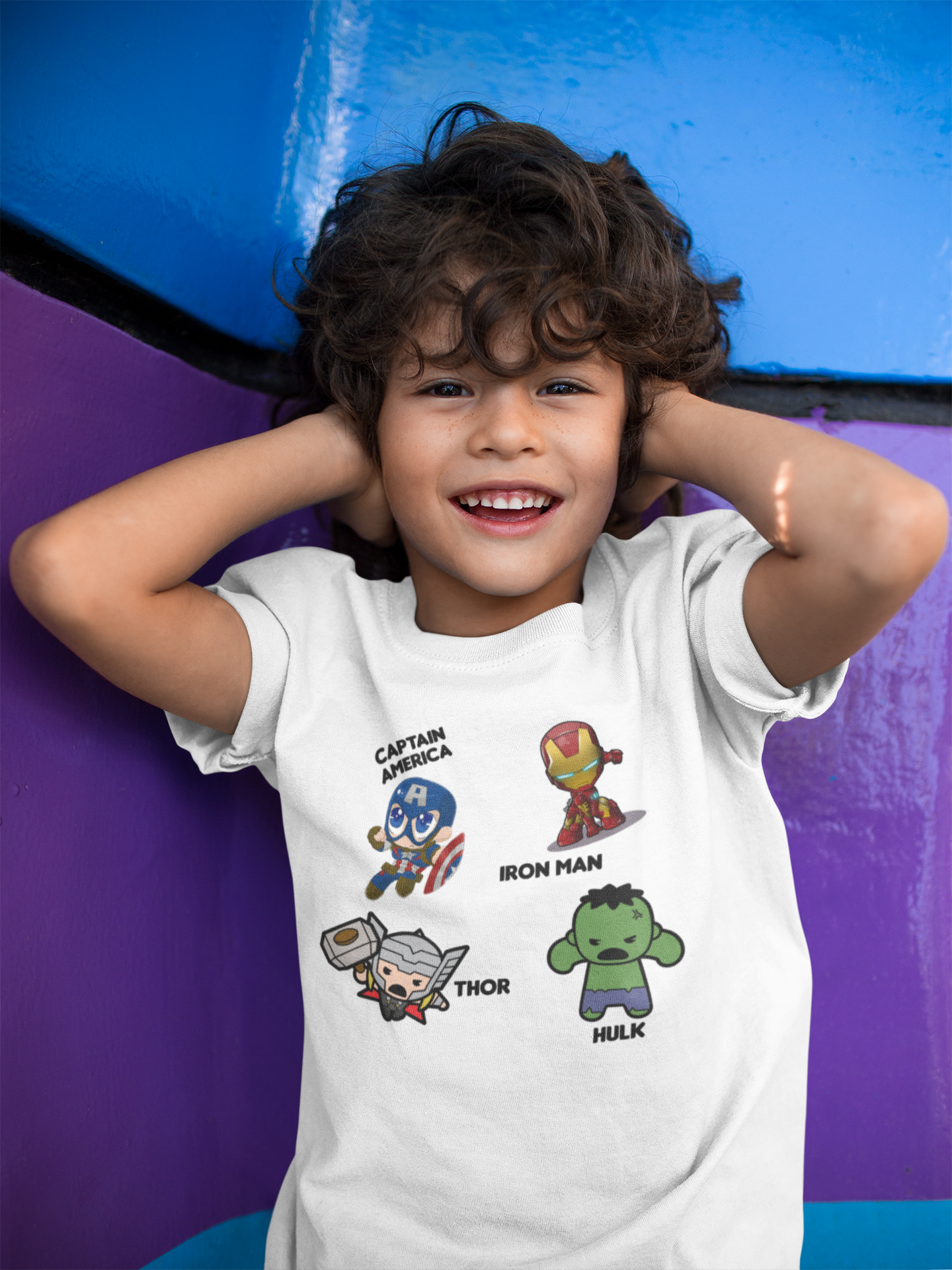 Super Heros Half Sleeves T-Shirt for Boy-FunkyTeesClub