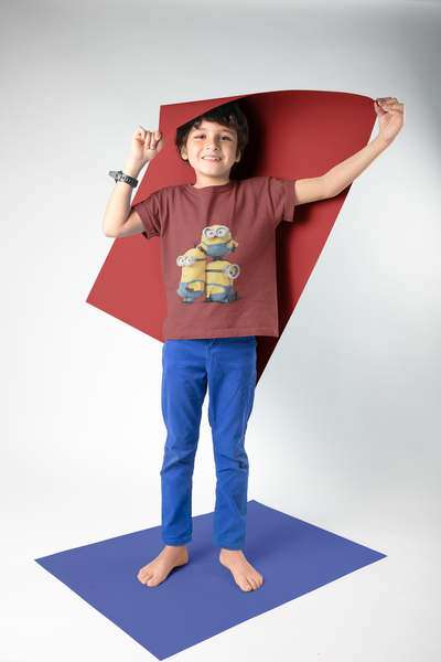 Cute Cartoon Half Sleeves T-Shirt for Boy-FunkyTeesClub