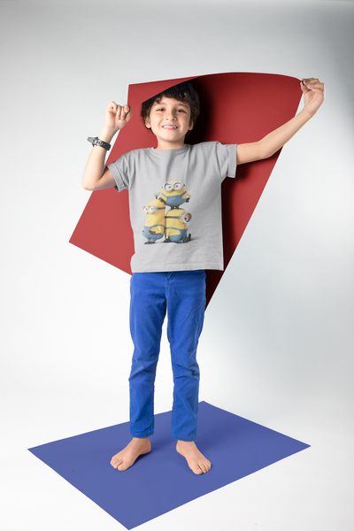 Cute Cartoon Half Sleeves T-Shirt for Boy-FunkyTeesClub