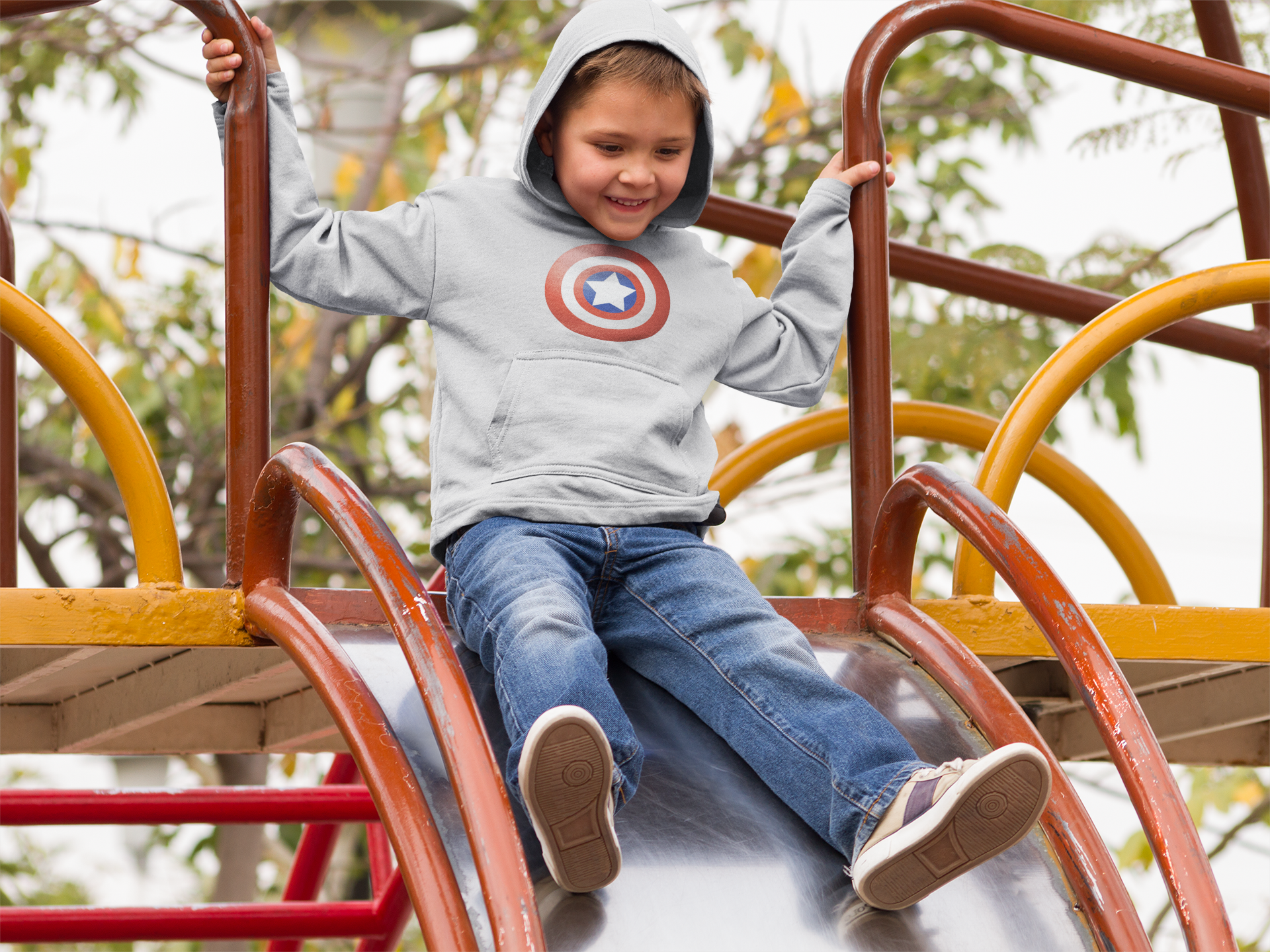 Superhero Boy Hoodies-FunkyTeesClub