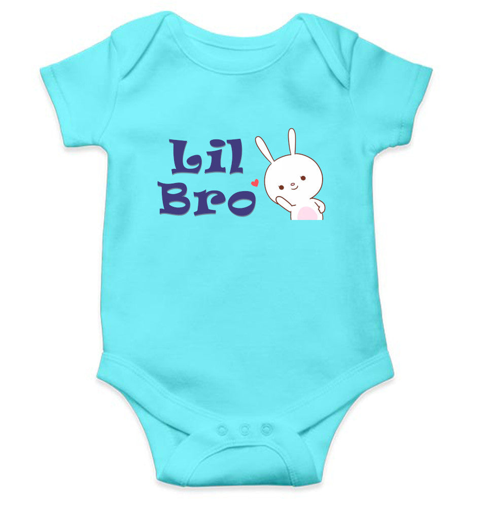 Little Bro Rakshabadhan Rompers for Baby Boy- FunkyTeesClub