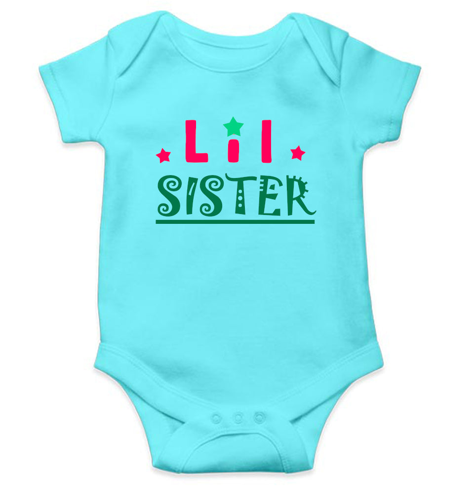 Lil Sister Rakshabandhan Rompers for Baby Girl- FunkyTeesClub