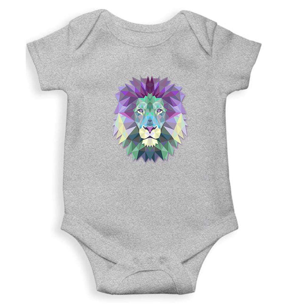 Lion Abstract Rompers for Baby Boy- FunkyTradition FunkyTradition