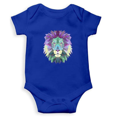 Lion Abstract Rompers for Baby Girl- FunkyTradition FunkyTradition