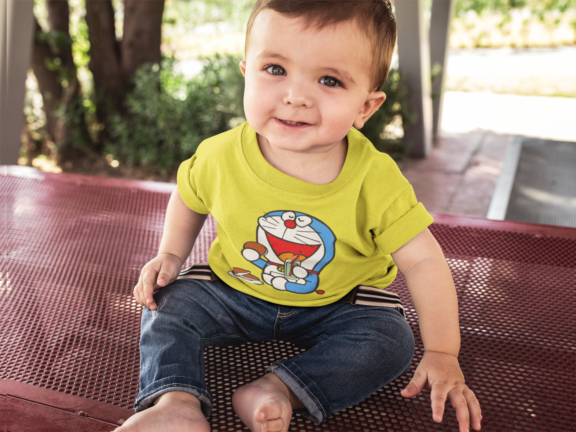 Cute Cartoon Half Sleeves T-Shirt for Boy-FunkyTeesClub