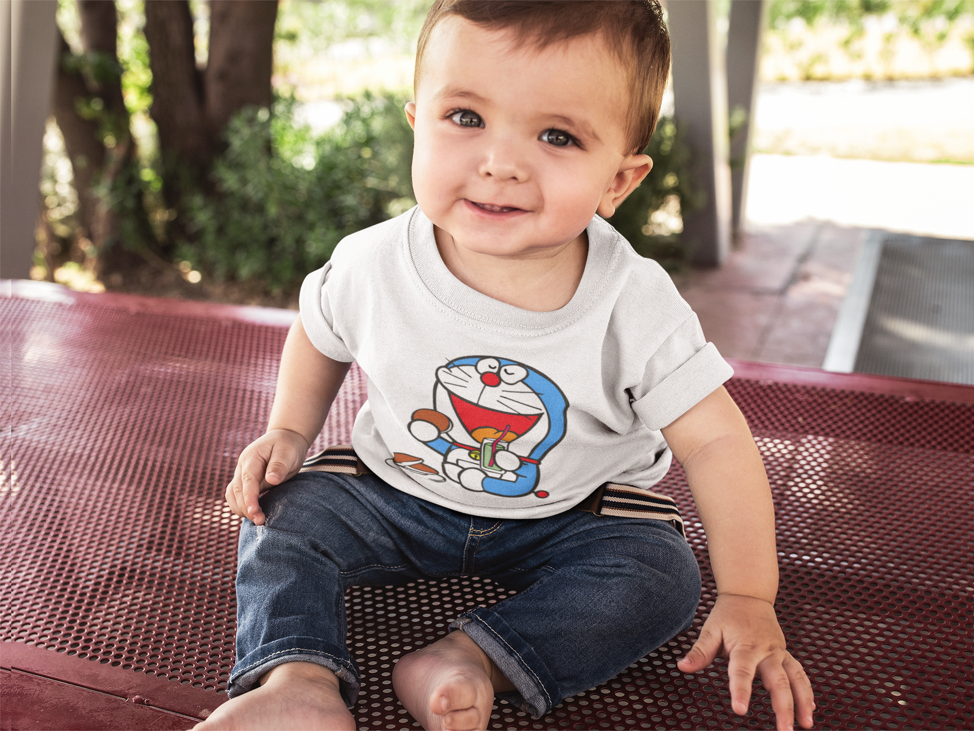 Cute Cartoon Half Sleeves T-Shirt for Boy-FunkyTeesClub
