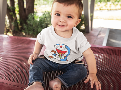 Cute Cartoon Half Sleeves T-Shirt for Boy-FunkyTeesClub