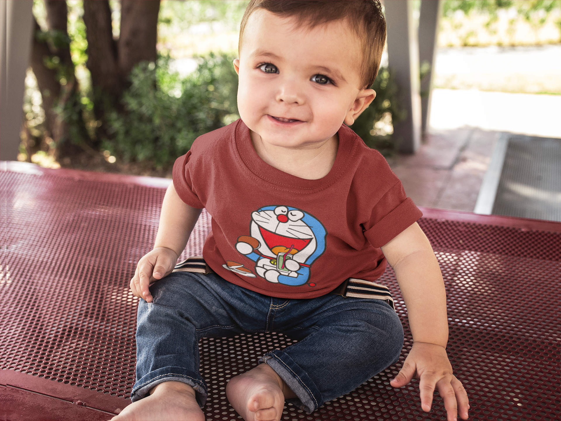 Cute Cartoon Half Sleeves T-Shirt for Boy-FunkyTeesClub