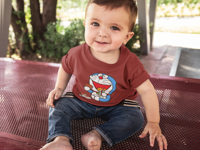 Cute Cartoon Half Sleeves T-Shirt for Boy-FunkyTeesClub