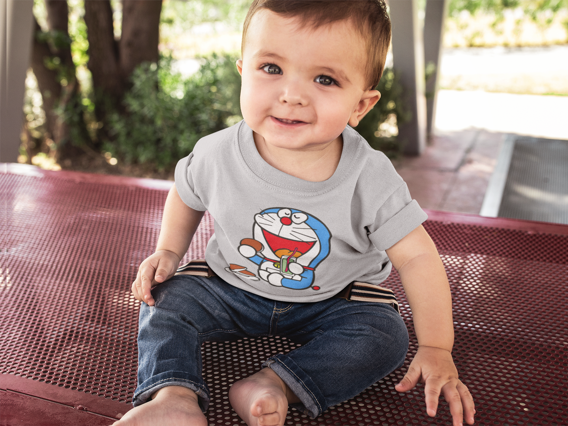 Cute Cartoon Half Sleeves T-Shirt for Boy-FunkyTeesClub