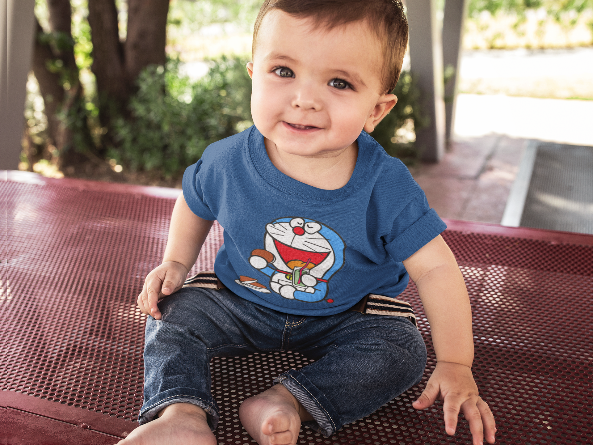 Cute Cartoon Half Sleeves T-Shirt for Boy-FunkyTeesClub