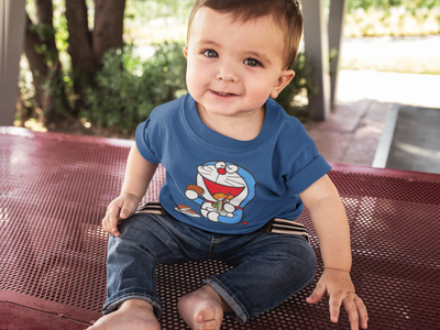 Cute Cartoon Half Sleeves T-Shirt for Boy-FunkyTeesClub