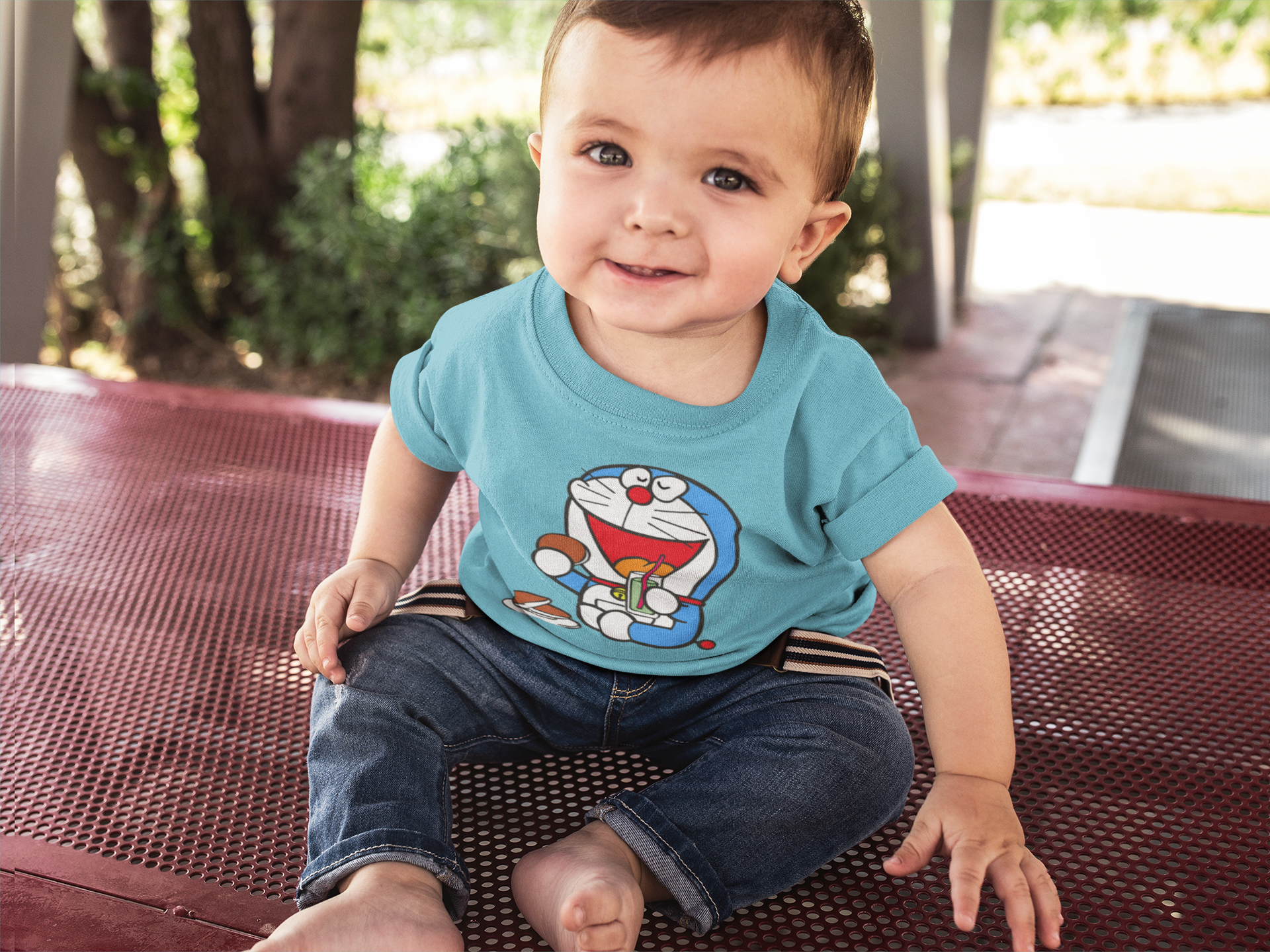 Cute Cartoon Half Sleeves T-Shirt for Boy-FunkyTeesClub