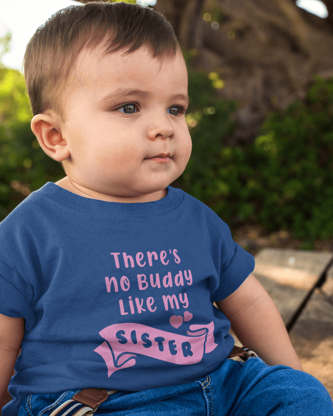 There Is No Buddy Like My Sister Rakshabandhan Half Sleeves T-Shirt for Boys -FunkyTeesClub