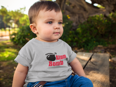 Cutest Atom Bomb Half Sleeves T-Shirt for Boy-FunkyTeesClub