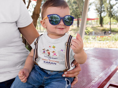 Custom Name Kai Po Che Makar Sankranti Half Sleeves T-Shirt for Boy-FunkyTeesClub
