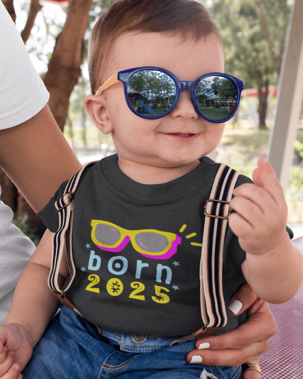 Custom Year Born In New Born Half Sleeves T-Shirt for Boys -FunkyTeesClub