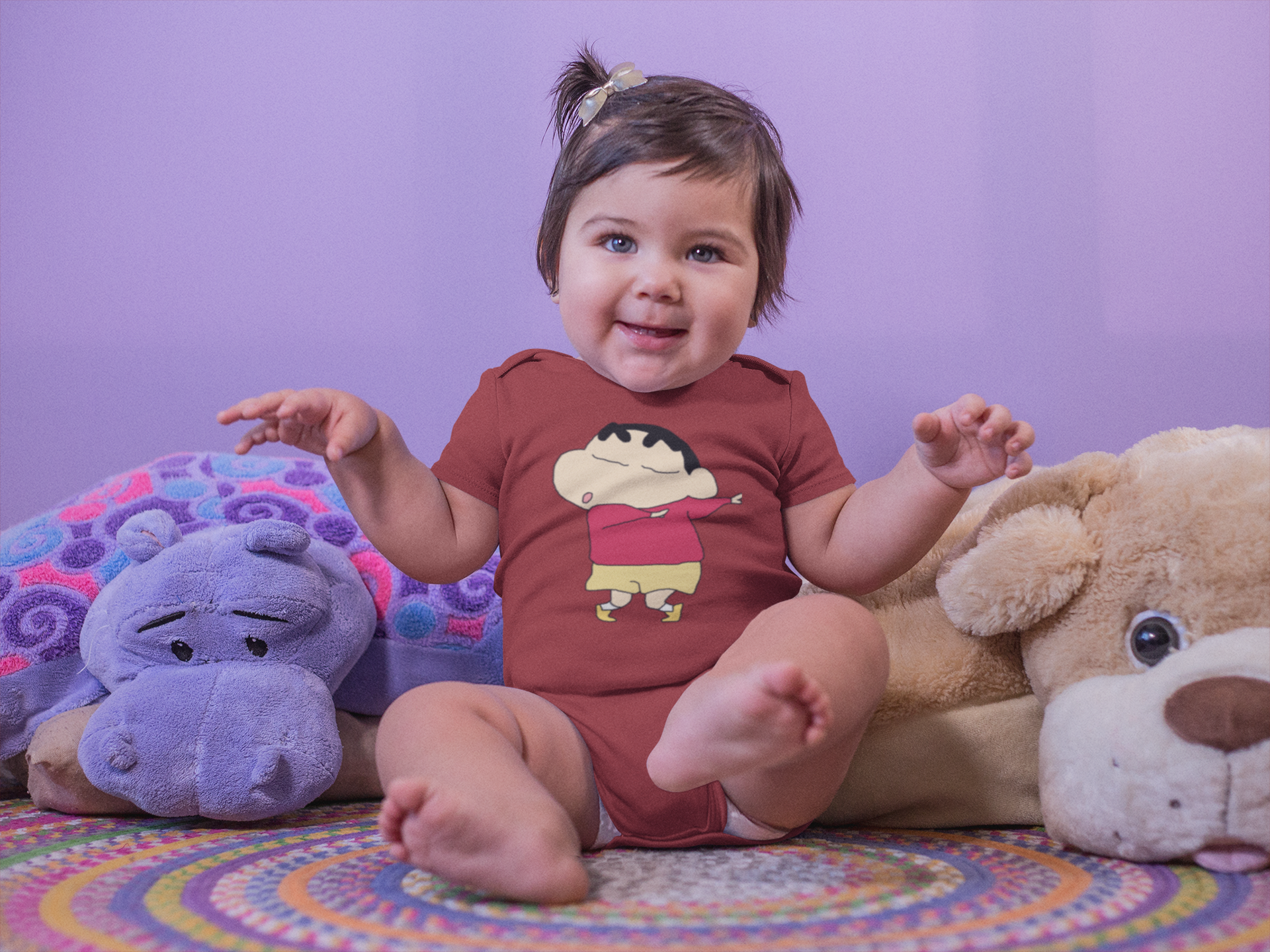 Cute  Cartoon Rompers for Baby Girl- FunkyTeesClub