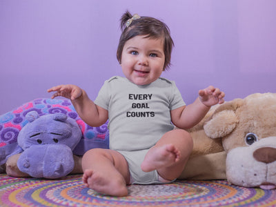 Every Goals Counts Rompers for Baby Girl- FunkyTeesClub