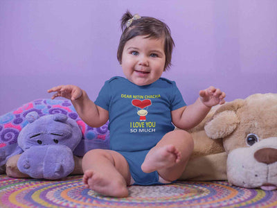 Custom Name I love My Chacha So Much Rompers for Baby Girl- FunkyTeesClub