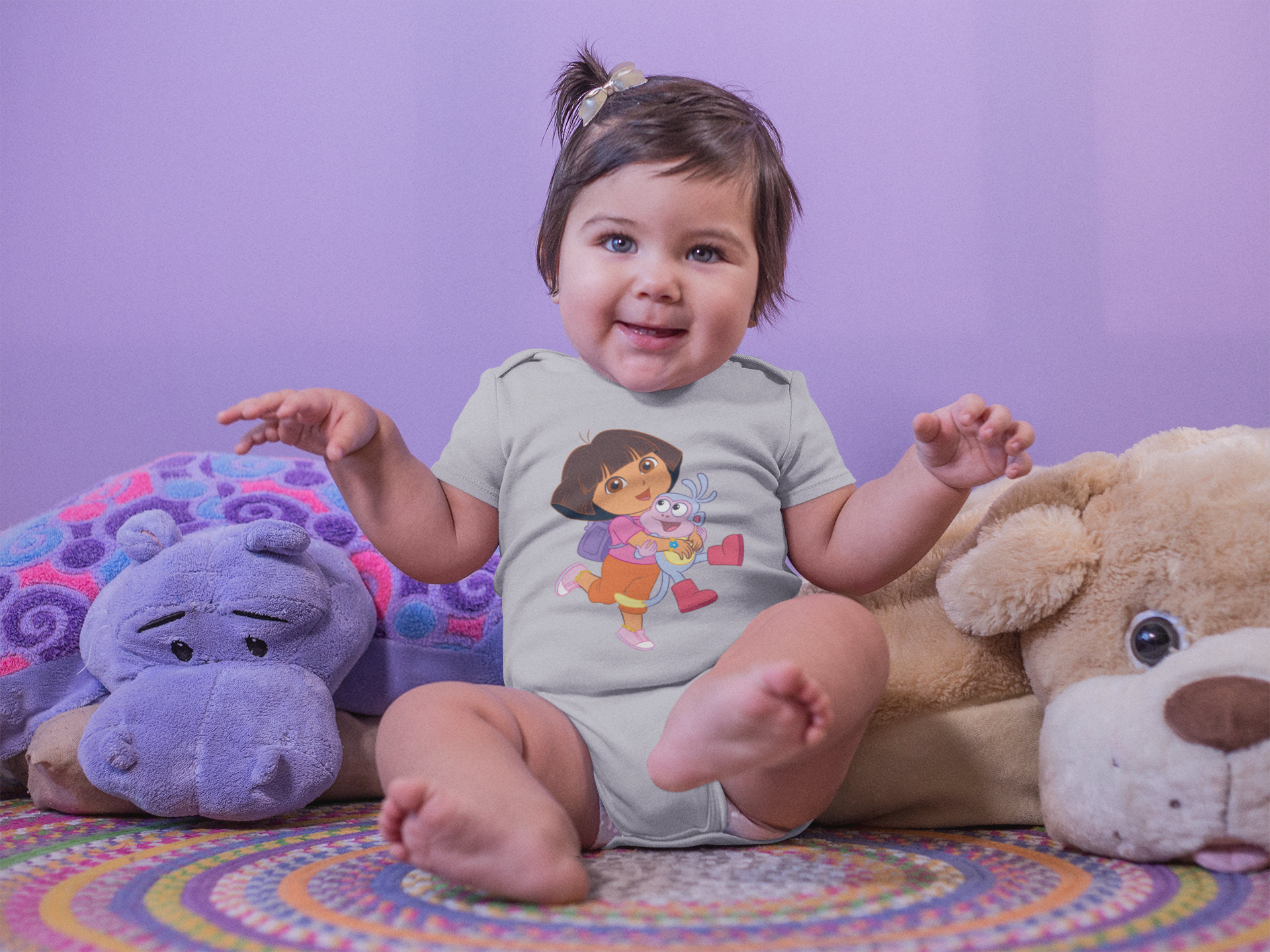 Cute Cartoon Rompers for Baby Girl- FunkyTeesClub