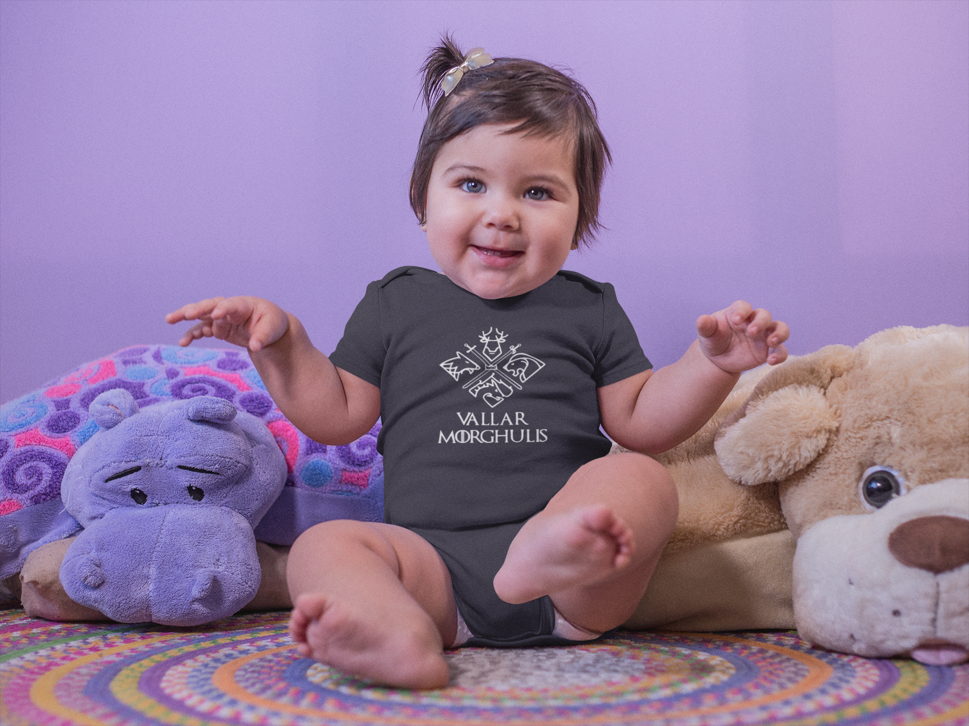 Vallar Morgulis Web Series Rompers for Baby Girl- FunkyTeesClub