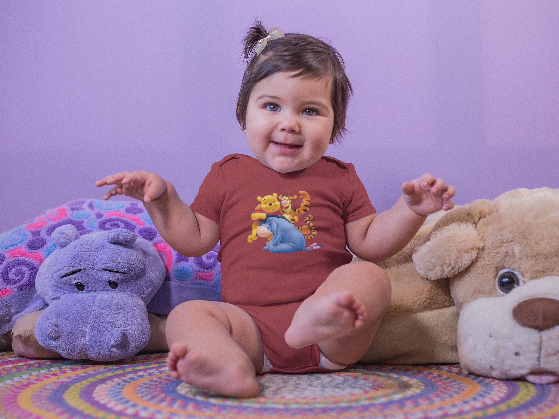 Cute Cartoon Rompers for Baby Girl- FunkyTeesClub