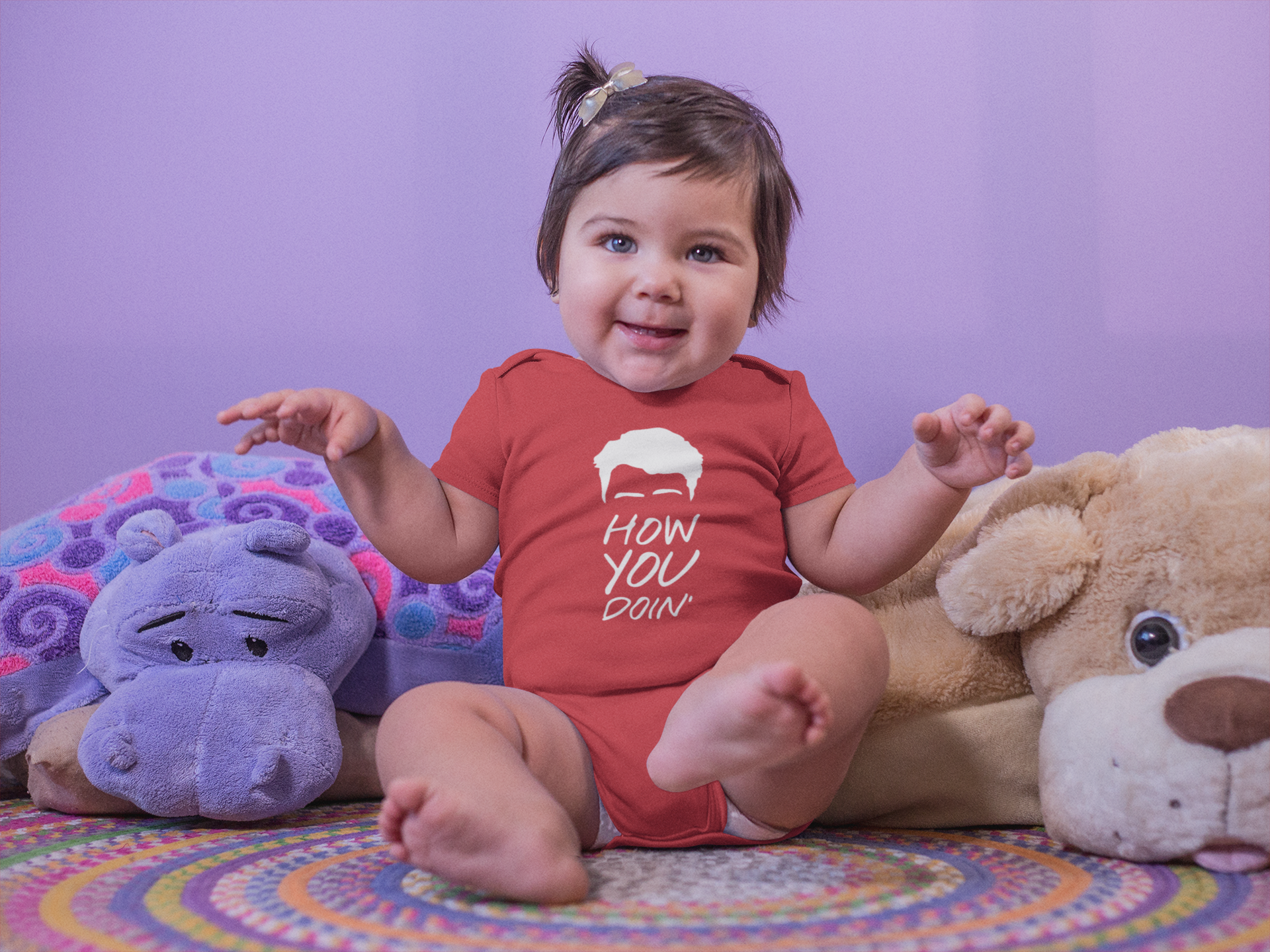 How You Doin Web Series Rompers for Baby Girl- FunkyTeesClub