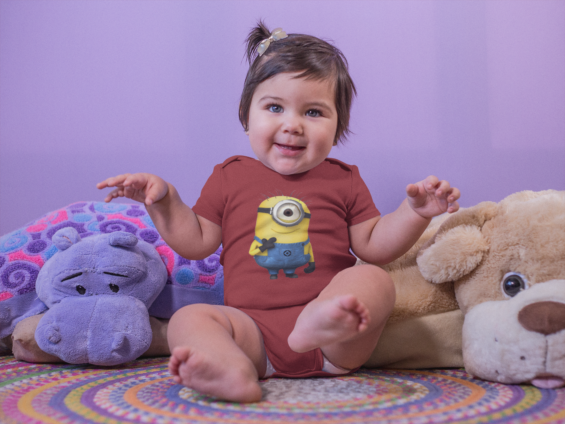 Cute Cartoon Rompers for Baby Girl- FunkyTeesClub