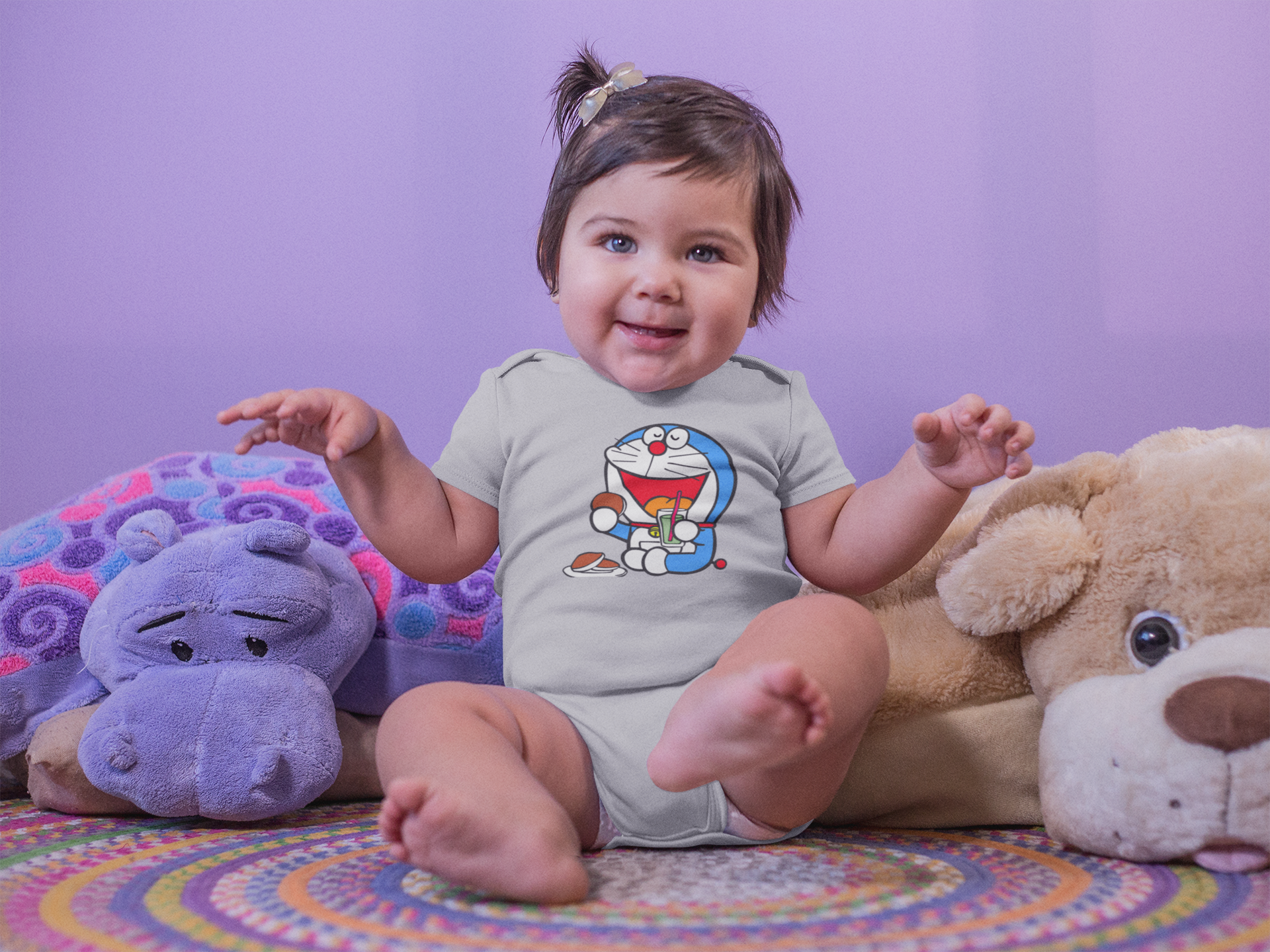 Cute Cartoon Rompers for Baby Girl- FunkyTeesClub