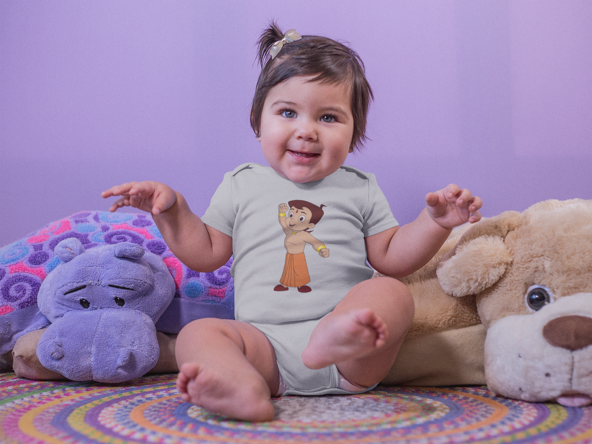 Cute Cartoon Rompers for Baby Girl- FunkyTeesClub