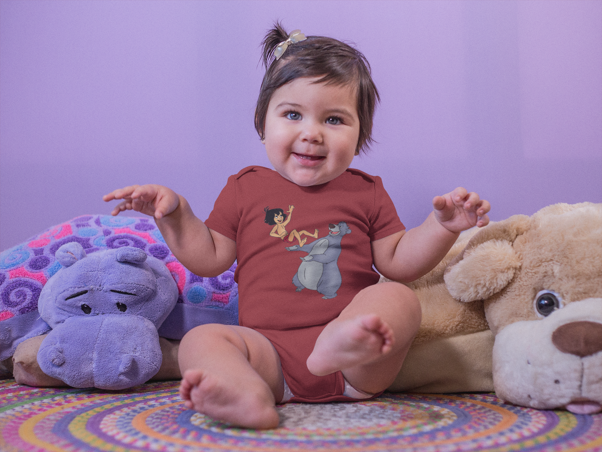 Cute Cartoon Rompers for Baby Girl- FunkyTeesClub