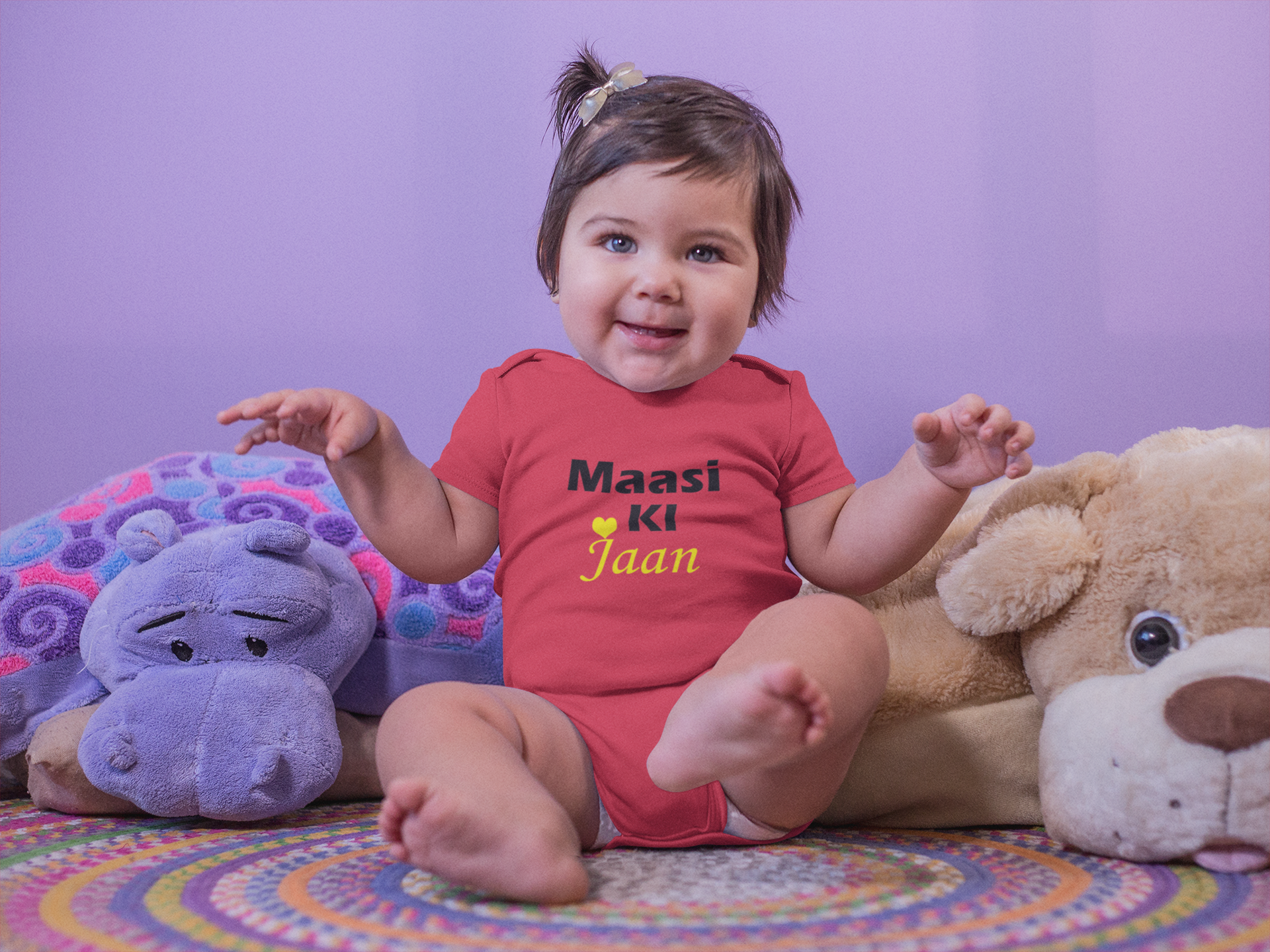 Maasi Ki Jaan Rompers for Baby Girl- FunkyTeesClub