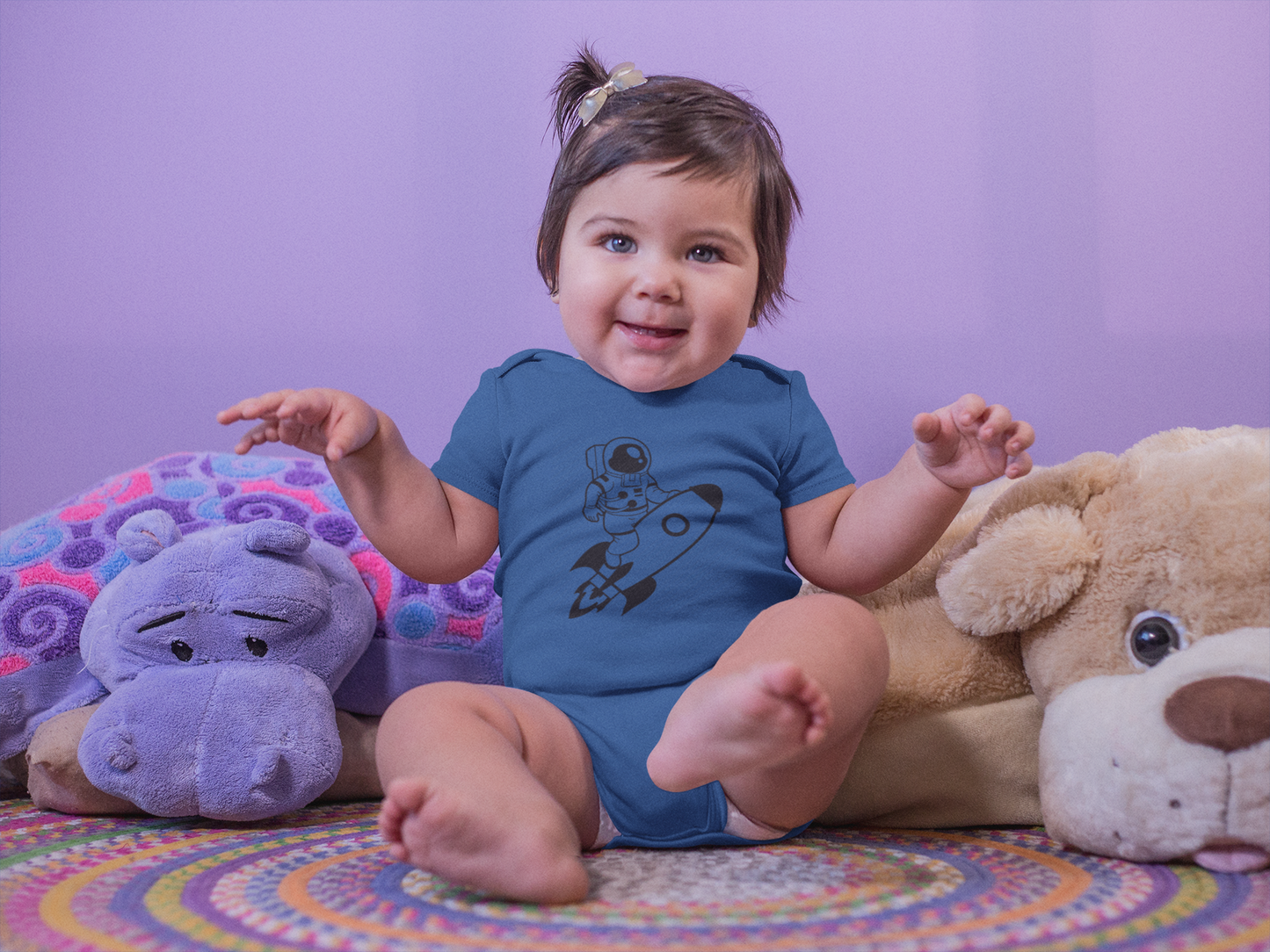 Future Astronaut Rompers for Baby Girl- FunkyTeesClub