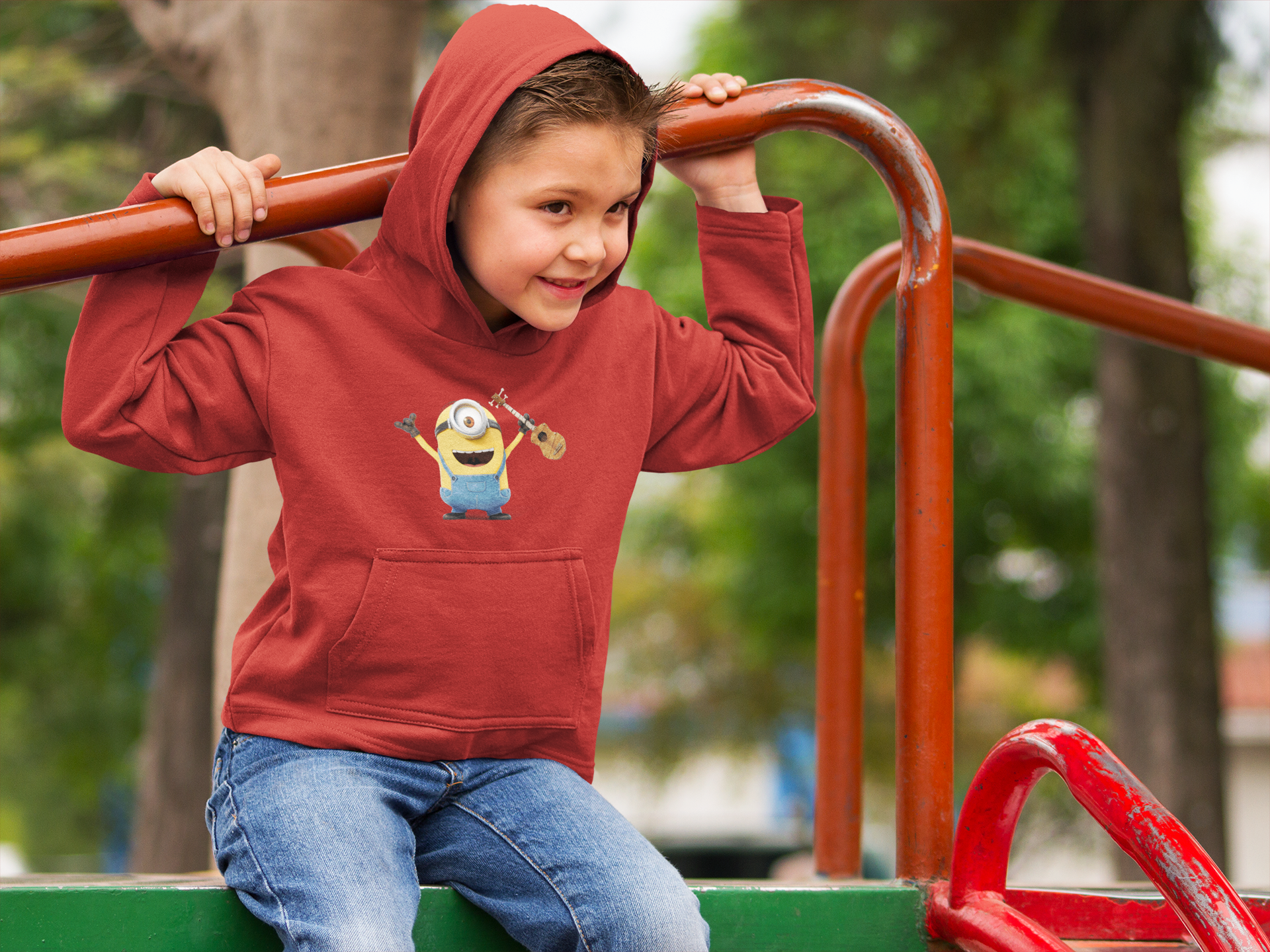 Cute Cartoon Boy Hoodies-FunkyTeesClub