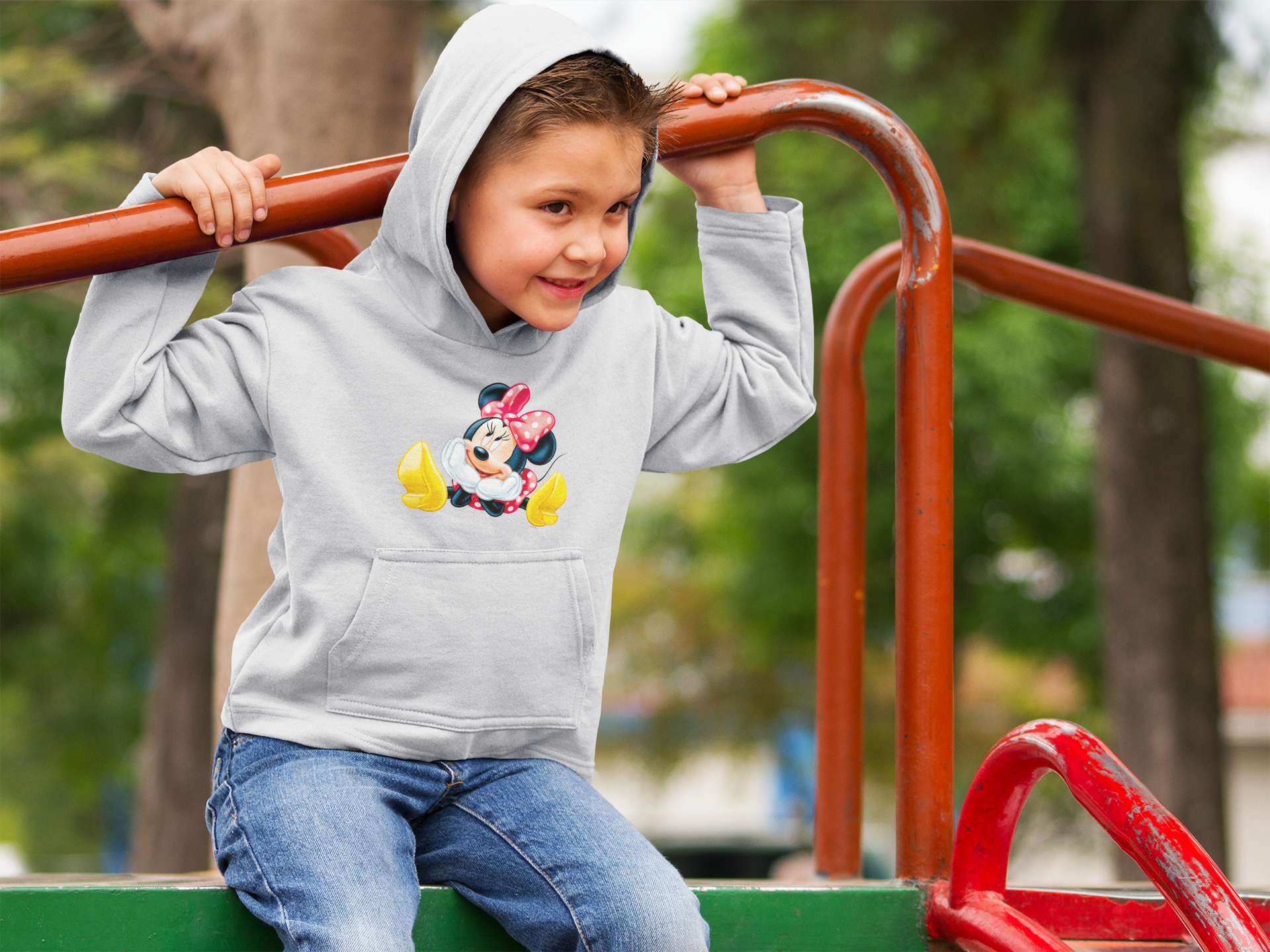 Cute Cartoon Boy Hoodies-FunkyTeesClub