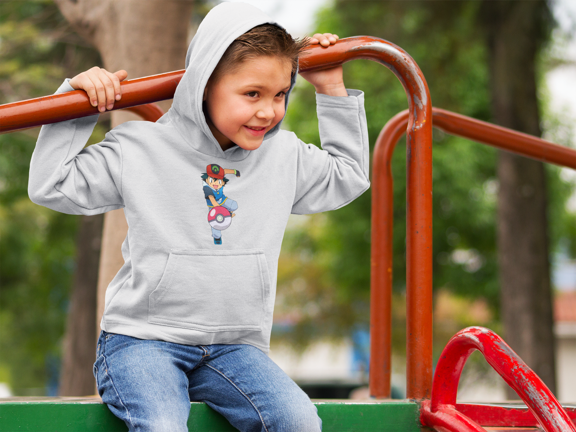Cute Cartoon Boy Hoodies-FunkyTeesClub