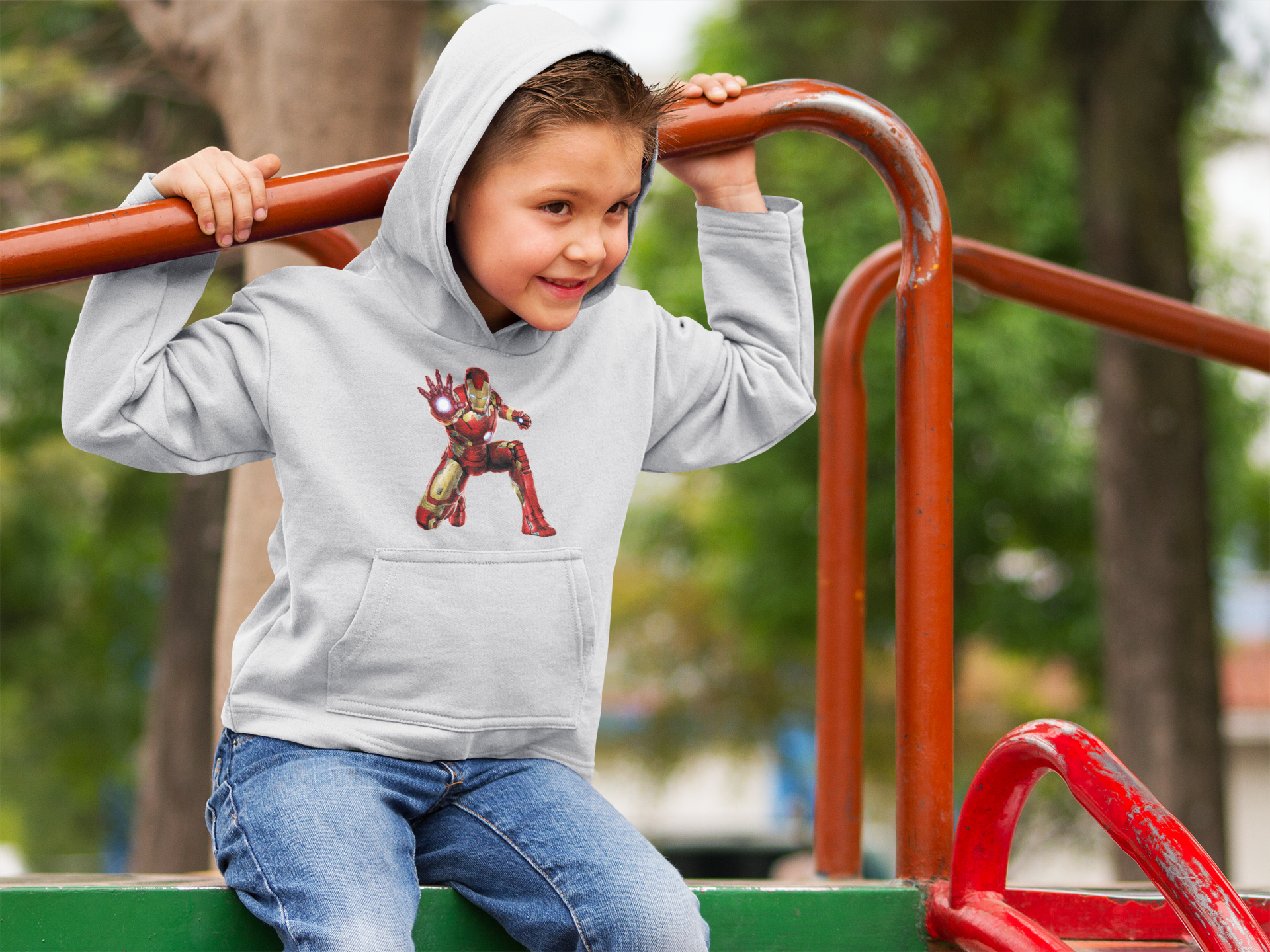 Superhero Boy Hoodies-FunkyTeesClub