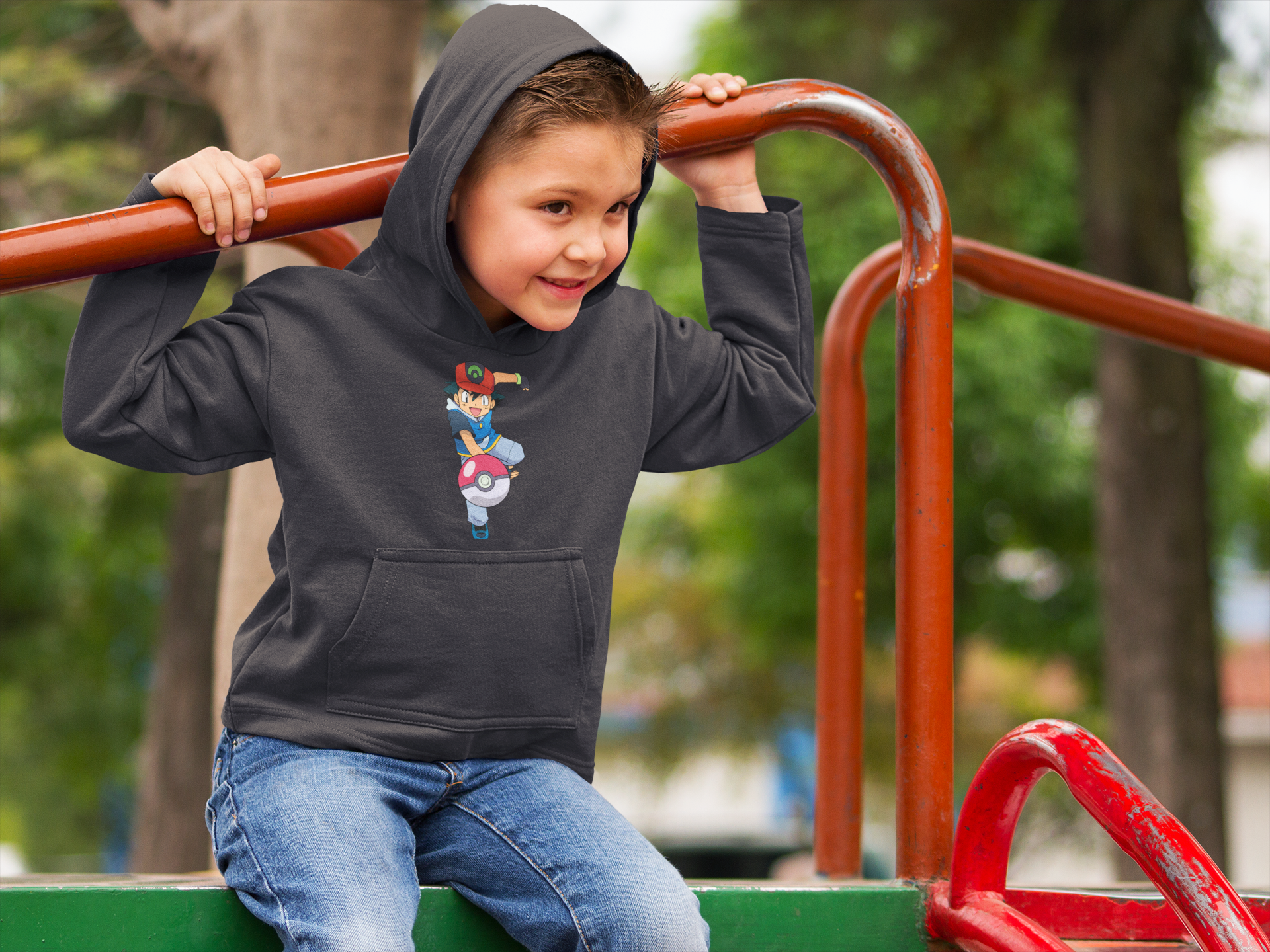 Cute Cartoon Boy Hoodies-FunkyTeesClub