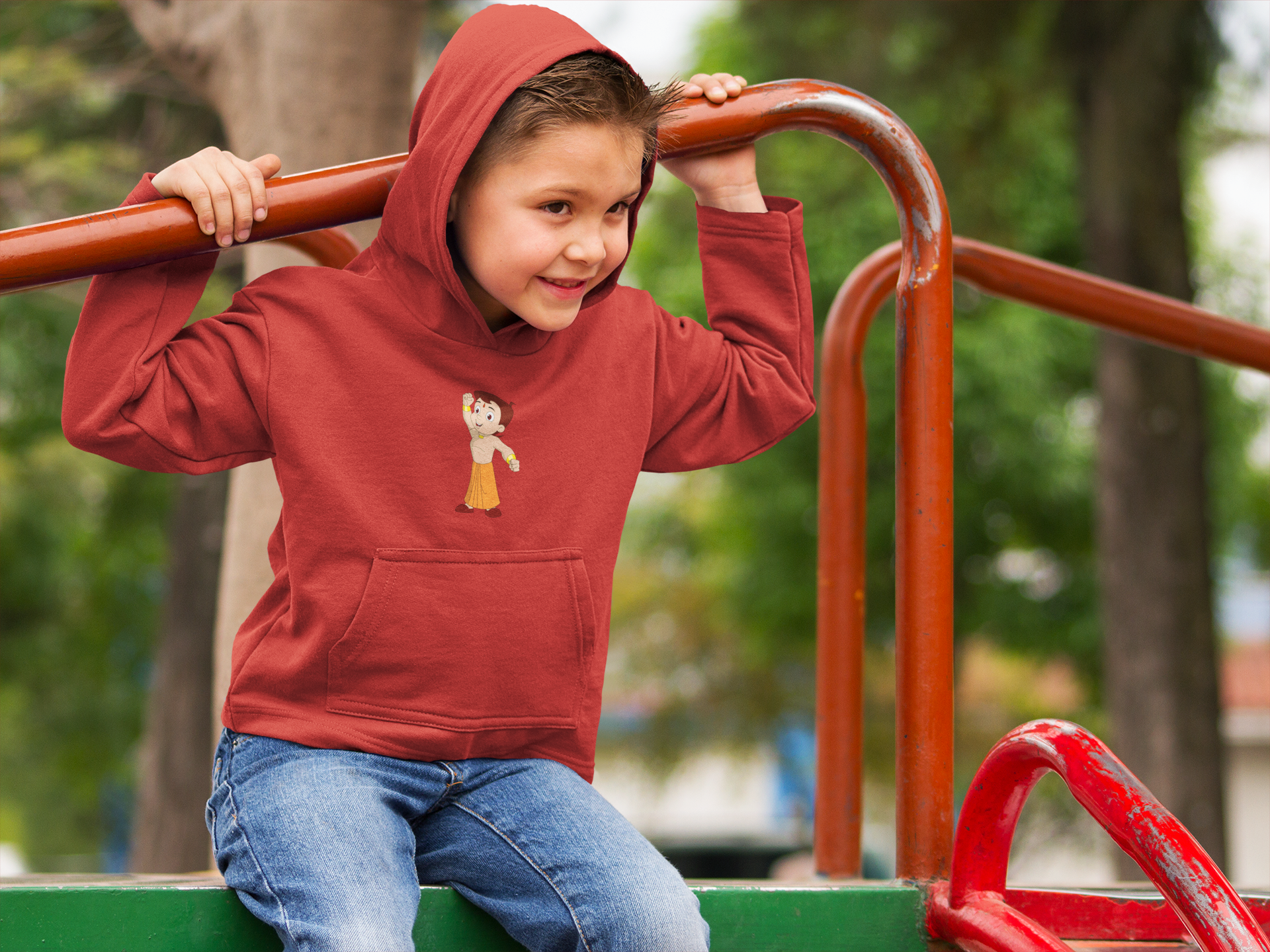 Cute Cartoon Boy Hoodies-FunkyTeesClub