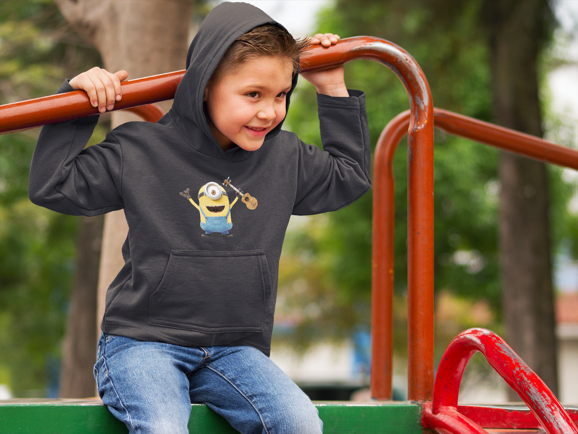 Cute Cartoon Boy Hoodies-FunkyTeesClub