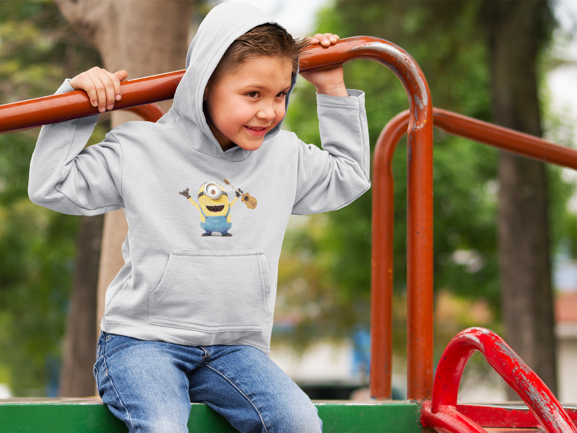 Cute Cartoon Boy Hoodies-FunkyTeesClub