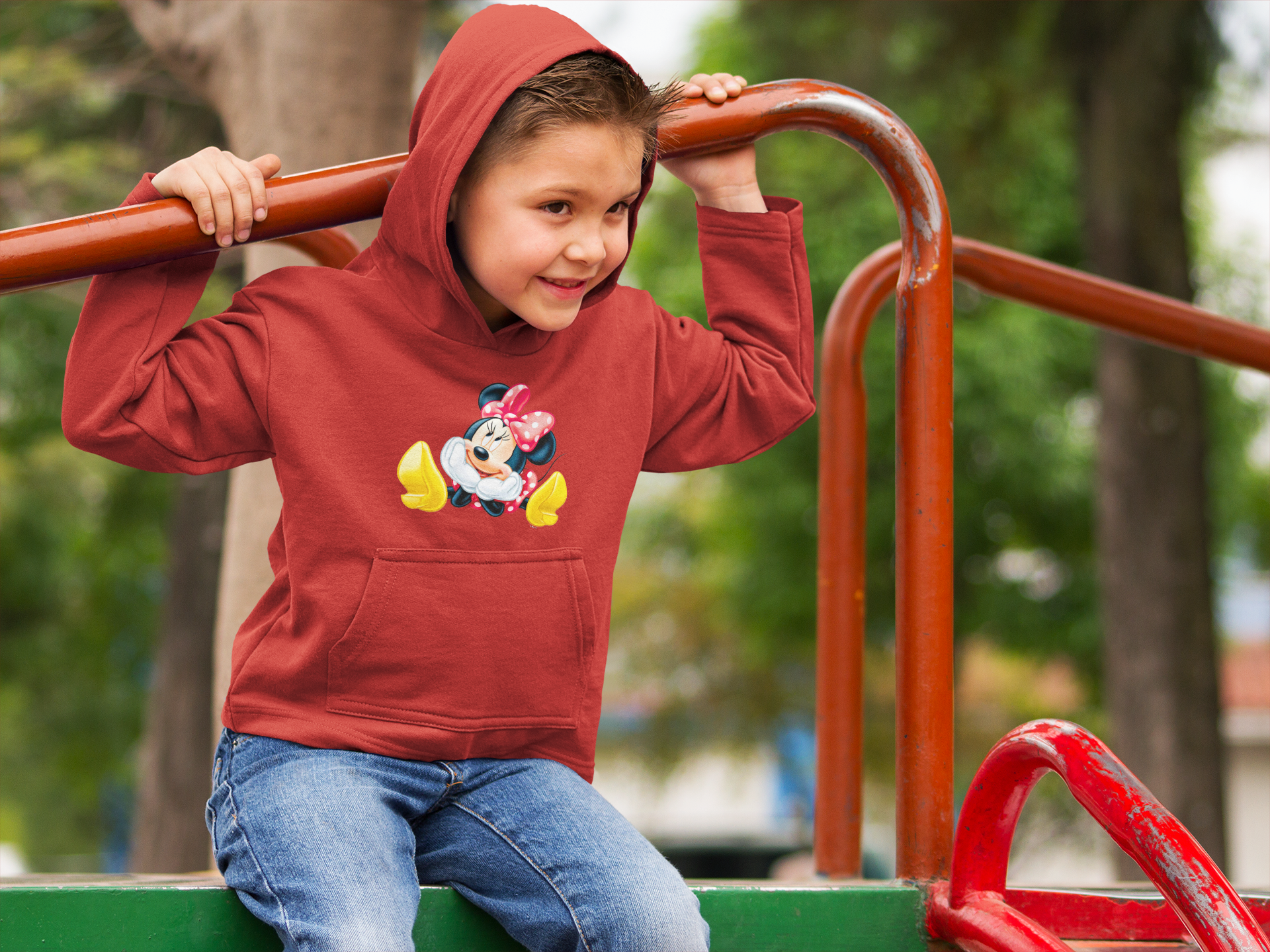 Cute Cartoon Boy Hoodies-FunkyTeesClub