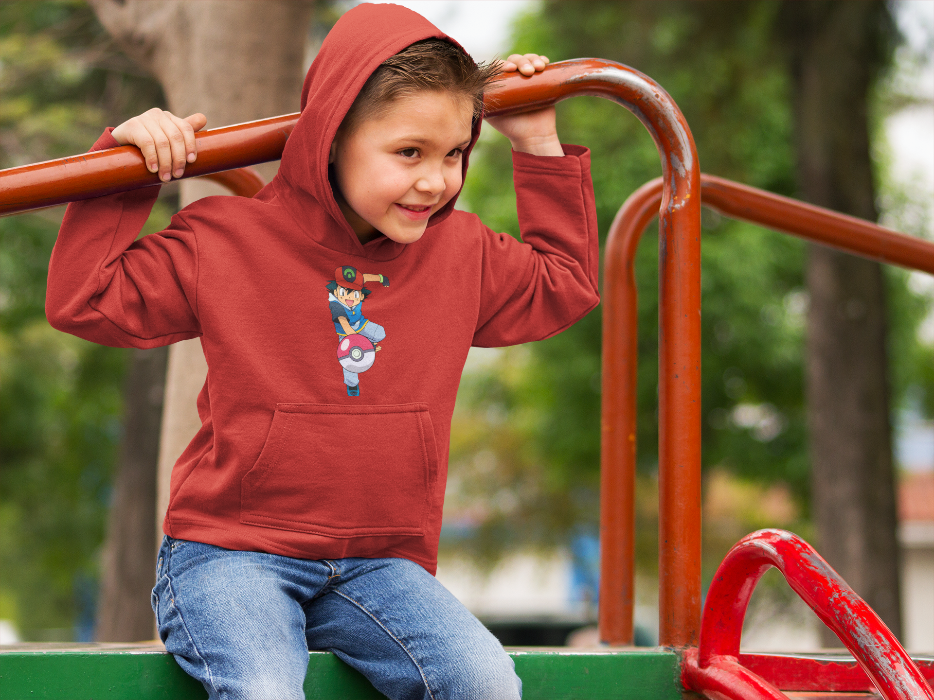 Cute Cartoon Boy Hoodies-FunkyTeesClub