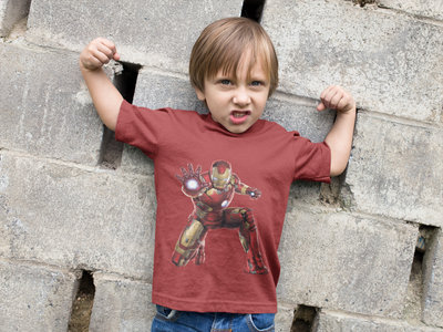Superhero Half Sleeves T-Shirt for Boy-FunkyTeesClub